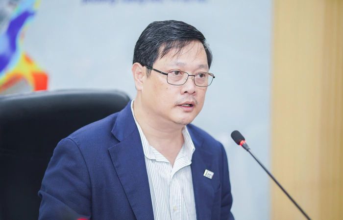 TS Phan Hữu Duy Quốc - Thành viên Hội đồng Khoa học Tạp chí Xây dựng cho rằng, thách thức lớn nhất hiện nay không nằm ở việc thiếu công nghệ mà ở sự thiếu kết nối dữ liệu giữa các giai đoạn của dự án. Ảnh: Thu Hằng/Bnews/vnanet.vn