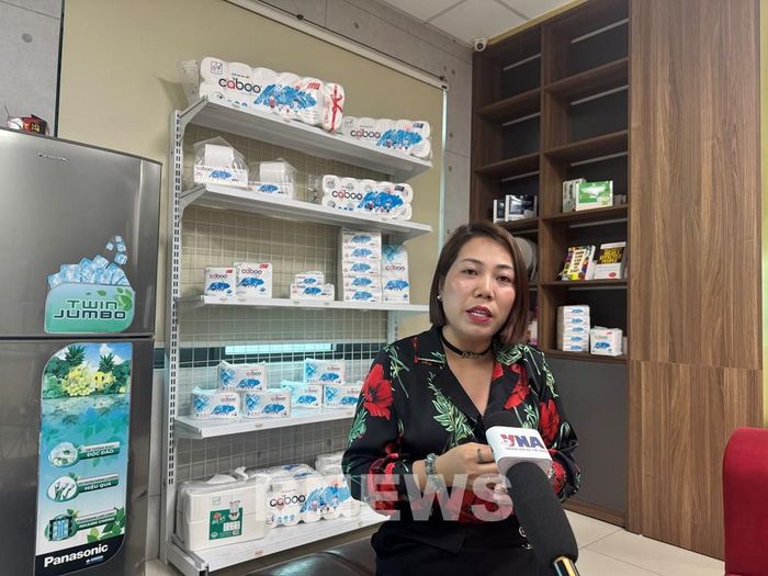 Bà Bùi Thị Thanh Dung, Giám đốc điều hành Công ty TNHH Giấy My An. Ảnh: Trần Trung/Bnews/vnanet.vn
