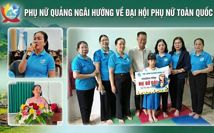 Phụ nữ Quảng Ngãi hướng về Đại hội Phụ nữ toàn quốc XIV