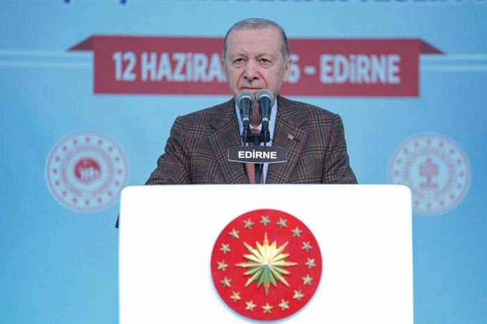 Tổng thống Thổ Nhĩ Kỳ Recep Tayyip Erdogan phát biểu tại lễ khánh thành một số dự án ở Istanbul ngày 12/6. Ảnh: Qatar news Agency