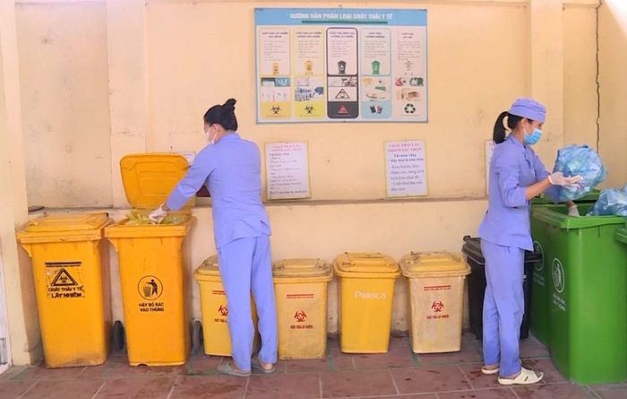 Phân loại, xử lý các loại rác thải, kiểm soát lây nhiễm trong bệnh viện.