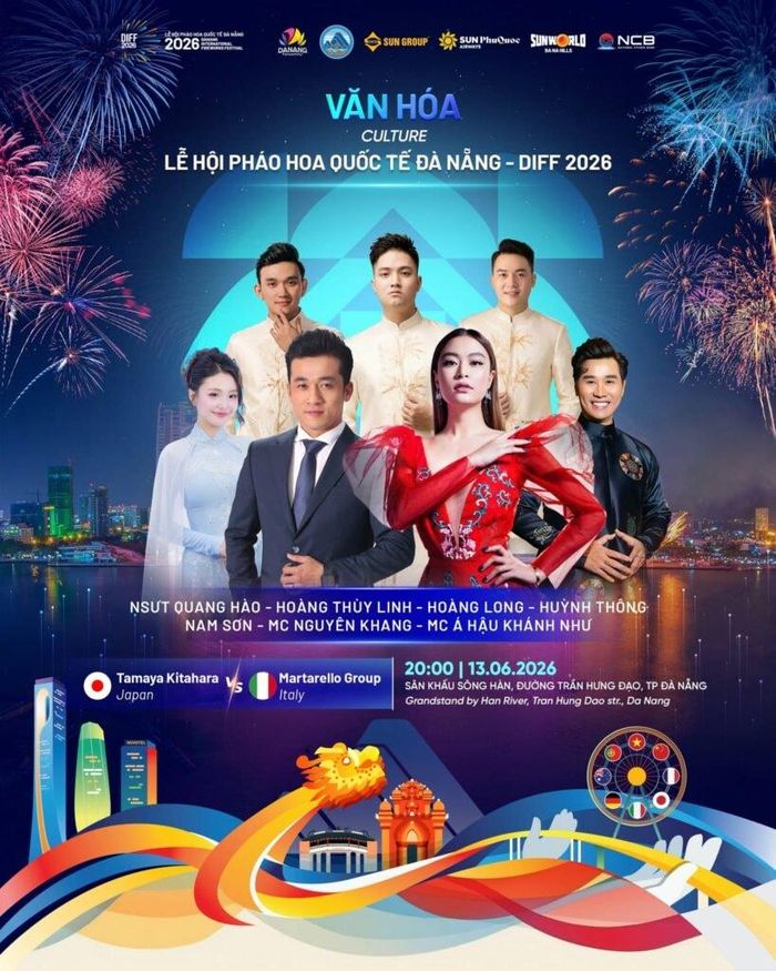 Sân khấu nghệ thuật của DIFF 2026 ở đêm thi thứ ba tiếp tục quy tụ nhiều nghệ sĩ được khán giả yêu mến. Ảnh: BTC