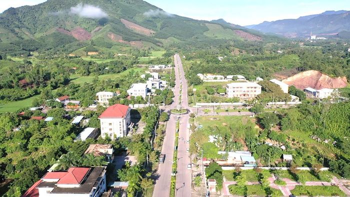 Trung tâm hành chính xã Nông Sơn. Ảnh: THU PHƯƠNG