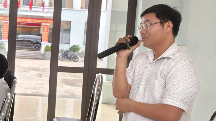 Đại biểu tham gia ý kiến tại hội nghị.