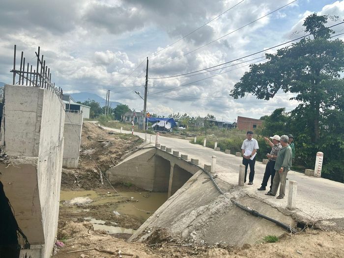 Chính quyền và người dân xã Hàm Kiệm đang mong chờ ngày công trình hoàn thành trước cao điểm mùa mưa lũ 2026