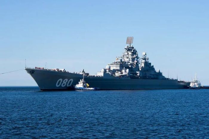 Chiến hạm Nakhimov của Nga. Ảnh Defense Express