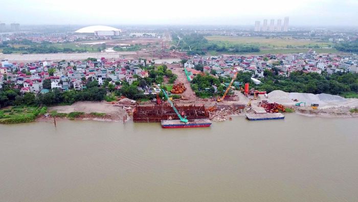 Điểm đầu dự án nối với đường Nghi Tàm; điểm cuối nối với đường Trường Sa, khu vực Đông Anh.