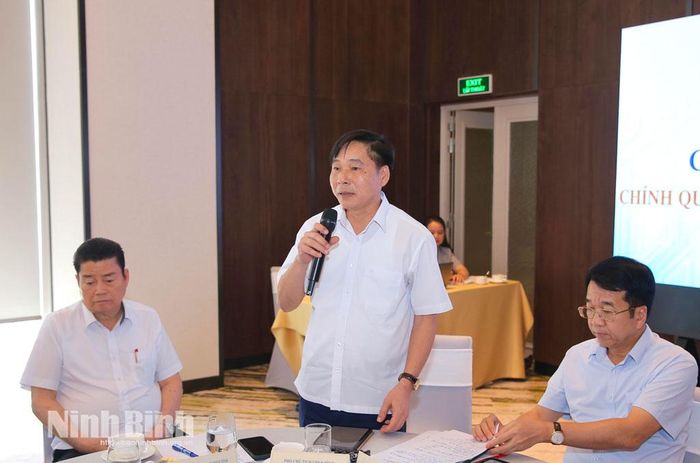 Đồng chí Nguyễn Anh Chức, Ủy viên Ban Thường vụ Tỉnh ủy, Phó Chủ tịch UBND tỉnh phát biểu tại chương trình.