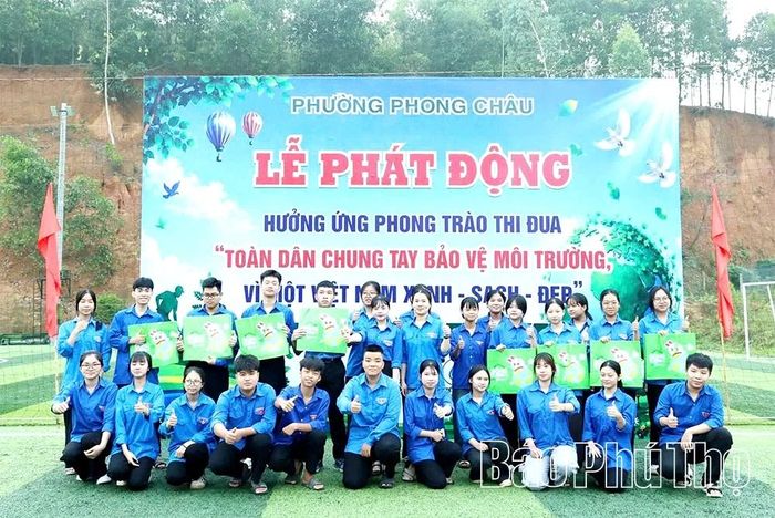 Phường Phong Châu tổ chức Lễ phát động hưởng ứng phong trào thi đua “Toàn dân chung tay bảo vệ môi trường, vì một Việt Nam xanh - sạch - đẹp” năm 2026.