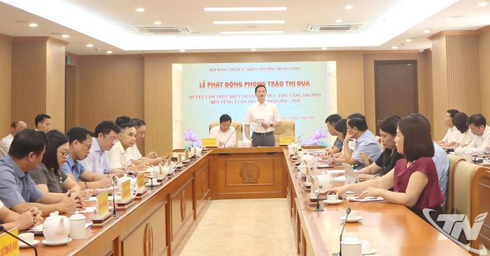 Các đại biểu dự Lễ phát động tại điểm cầu tỉnh Thái Nguyên.