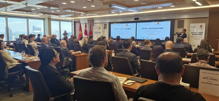Diễn đàn Doanh nghiệp Việt Nam - Canada ngày 8/6. Ảnh: Cục Xúc tiến thương mại