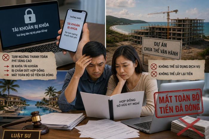 Nhiều trường hợp khách hàng gặp khó khăn liên quan đến sở hữu kỳ nghỉ.