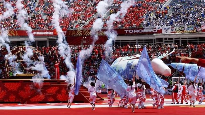 Lễ khai mạc World Cup 2026 tại Canada-một trong 3 lễ khai mạc tại kỳ World Cup lần này. Ảnh: thenationalnews.