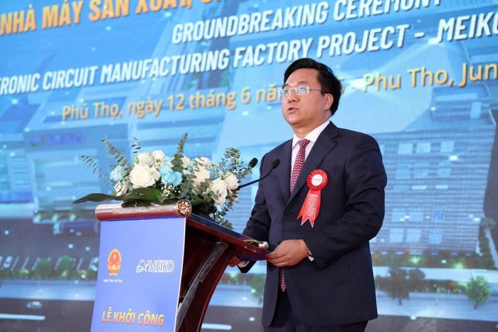 Chủ tịch UBND tỉnh Phú Thọ Trần Duy Đông.