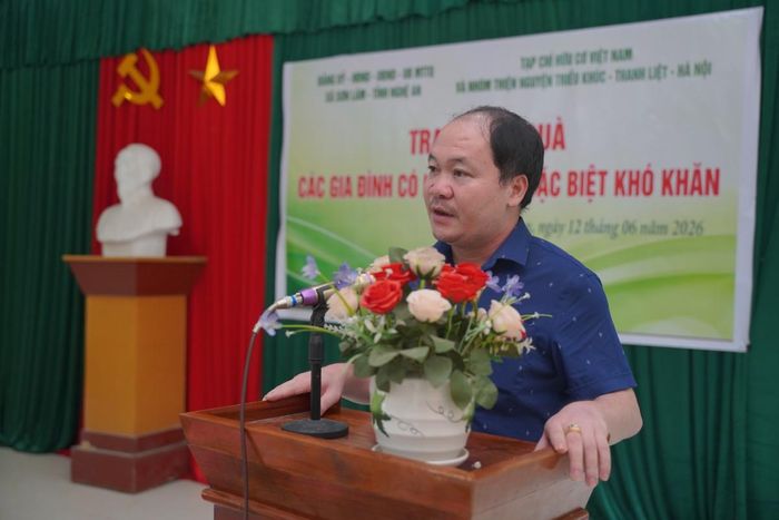 Tại buổi lễ, ông Trần Đình Tâm, Phó Bí thư Thường trực Đảng ủy xã Sơn Lâm nhấn mạnh, sự quan tâm của Tạp chí Hữu cơ Việt Nam, Nhóm Thiện nguyện Triều Khúc và các nhà hảo tâm là nguồn động viên quý báu, tiếp thêm nghị lực để các hộ gia đình có hoàn cảnh khó khăn vươn lên trong cuộc sống.