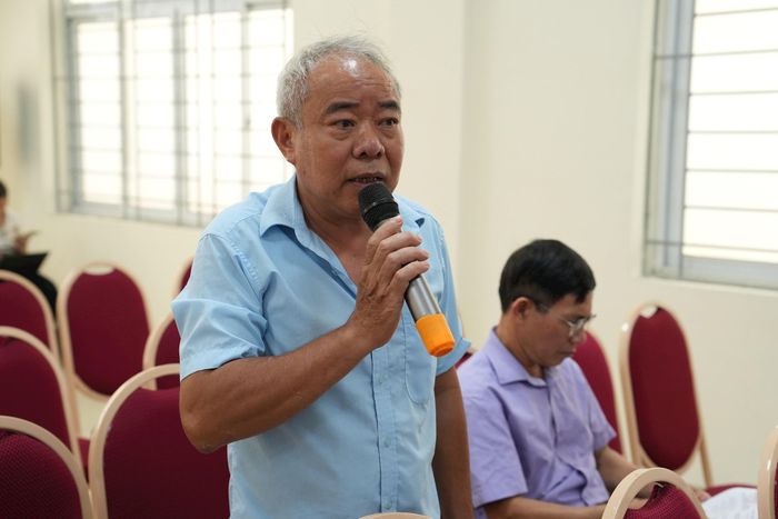 Đại biểu chia sẻ ý kiến tại hội nghị. Ảnh: Vân Thư