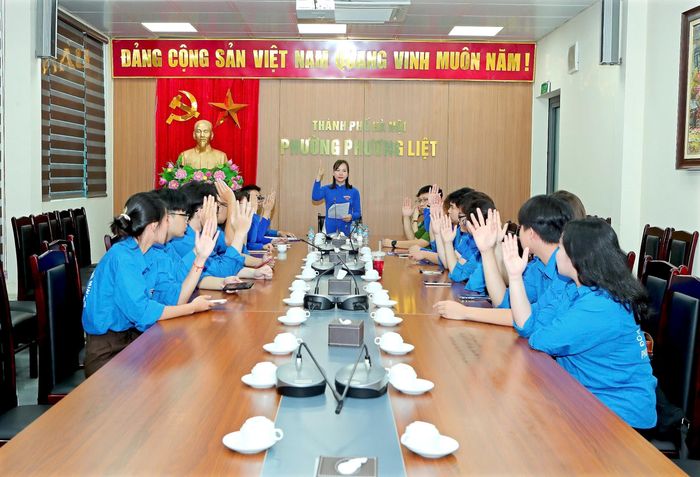 Hội nghị lần thứ nhất Ủy Hội LHTN Việt Nam phường Phương Liệt khóa I. Ảnh: ND