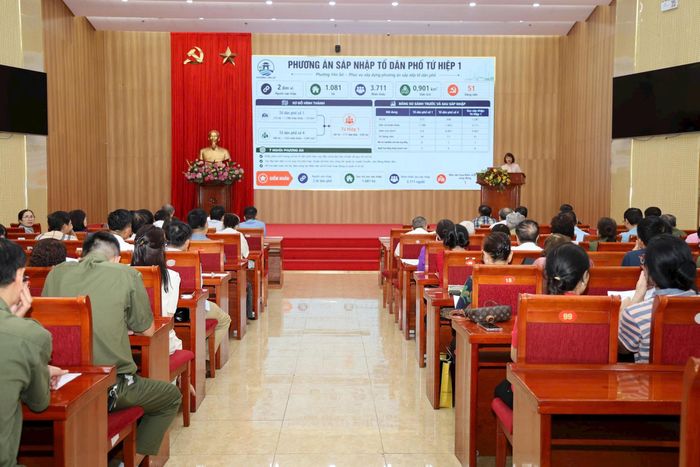 Phường Yên Sở kỳ vọng việc sắp xếp tổ dân phố sẽ tạo nền tảng quan trọng để nâng cao chất lượng quản trị đô thị. Ảnh: Thái Phương