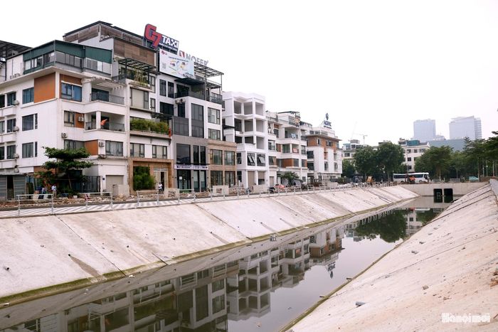 Đến ngày 30-4, dự án đã cơ bản hoàn thành việc thông dòng chảy. Ảnh: MT