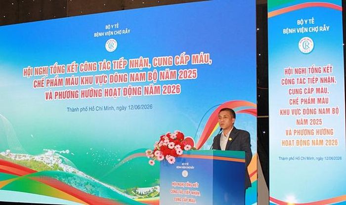 BS.CKII Phạm Thanh Việt - Giám đốc Bệnh viện Chợ Rẫy cho rằng công tác bảo đảm nguồn máu là một phần của "an ninh máu" trong ngành y tế.