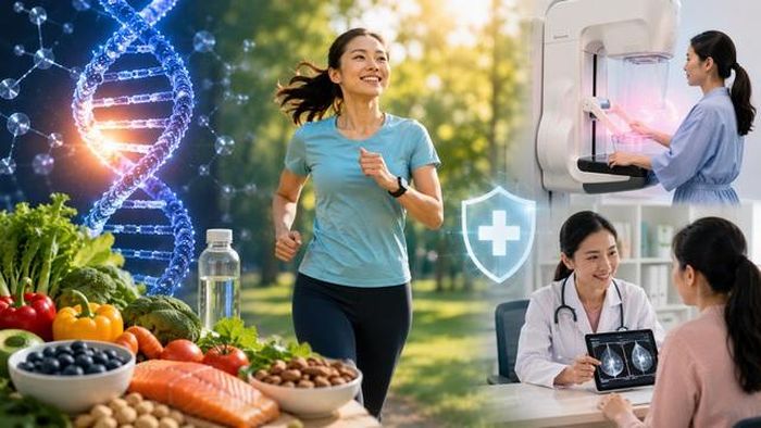 Người mang gen đột biến làm tăng nguy cơ ung thư vẫn có thể hưởng lợi đáng kể từ lối sống lành mạnh và tầm soát định kỳ.