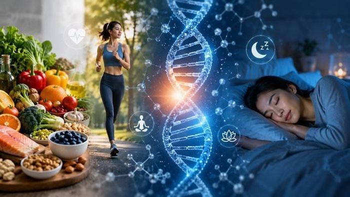 Các nghiên cứu biểu sinh cho thấy chế độ ăn, vận động và giấc ngủ có thể ảnh hưởng đến cách các gen hoạt động trong cơ thể.