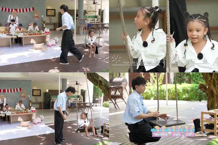 Không chỉ "nội bộ lục đục", Isaac còn bị Chloe "quăng cục lơ" dù nỗ lực mời cô bé sang chơi cùng.