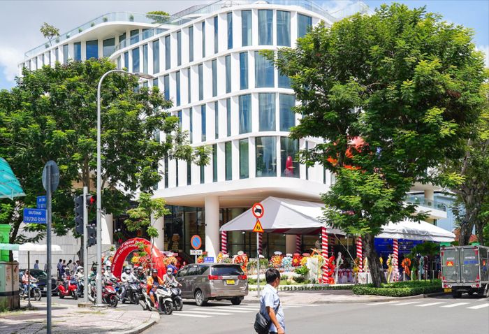  Quang cảnh SIHUB tọa lạc tại 123 Trương Định, phường Xuân Hòa, TP.HCM. Ảnh: MINH HOÀNG 