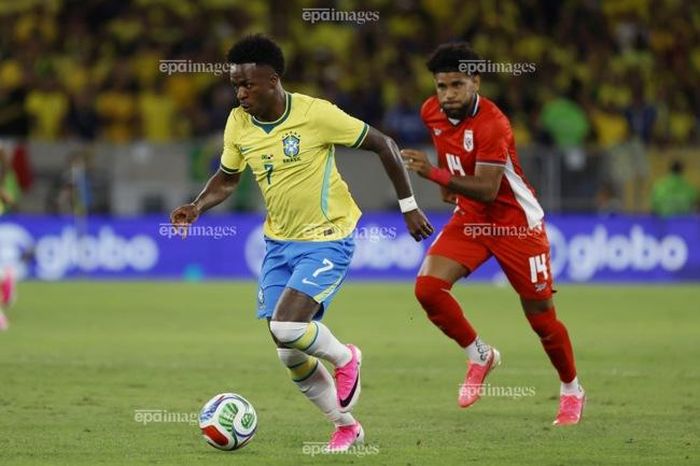  Ngôi sao của Real Madrid chơi hay nhưng tuyển Brazil vẫn không thắng. Ảnh: EPA. 