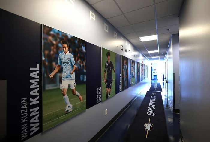  Bên trong Làng bóng đá Swope, Trụ sở World Cup của Anh. Ảnh: Mirror/Getty 