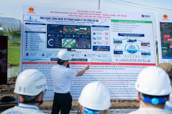  Dự án đang triển khai mô hình quản lý số ngay từ giai đoạn thi công, hướng tới hình thành “cao tốc số” 
