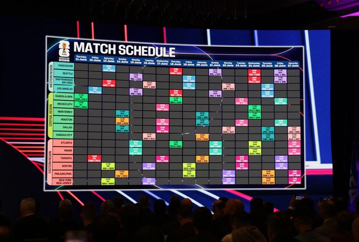  Khi lịch thi đấu vòng bảng World Cup 2026 được công bố, công việc của Austin Sagan bước vào giai đoạn căng thẳng. Ảnh: Reuters.
