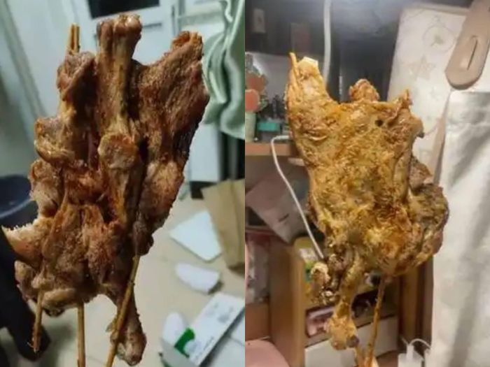  Nhiều khách hàng cảm thấy bị lừa dối khi bà Chen dùng chân vịt bán thay chân ngỗng. Ảnh: Weibo. 