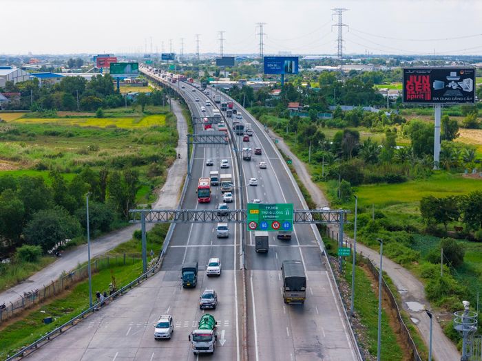 Cao tốc TP.HCM - Trung Lương - Mỹ Thuận. Ảnh: Quỳnh Danh.
