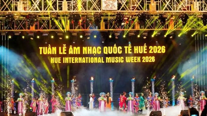 Đêm khai mạc đã mở màn ấn tượng cho chuỗi hoạt động nghệ thuật của Tuần lễ Âm nhạc quốc tế Huế 2026.