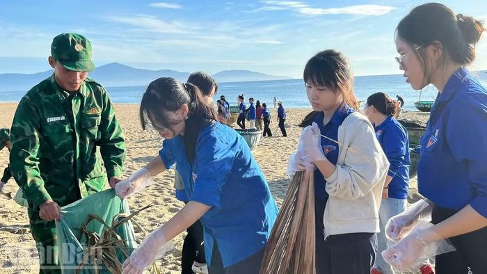 Rác sau khi thu gom sẽ được phân loại.