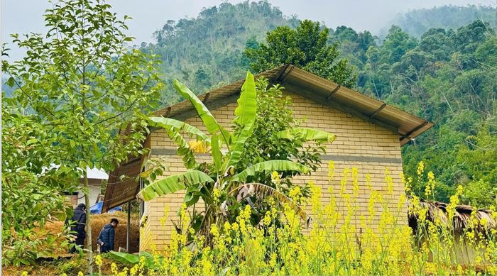Gạch đất không nung, lời giải xanh cho bài toán nhà ở vùng cao.