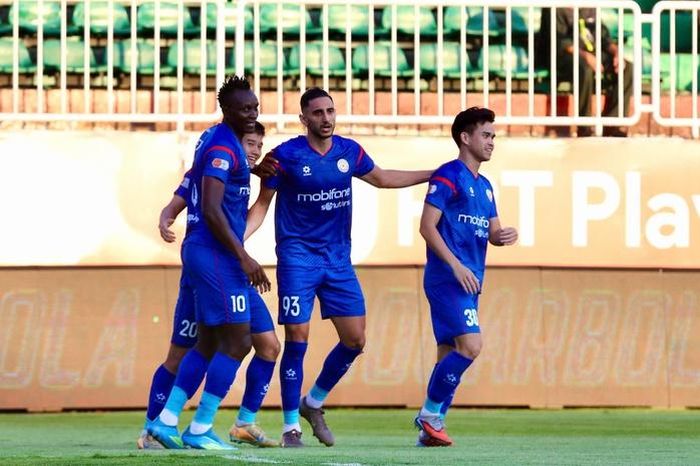 CLB PVF-CAND vừa lên V-League 2025-2026 đã phải trở lại hạng Nhất mùa sau. (Ảnh: QUỐC AN)