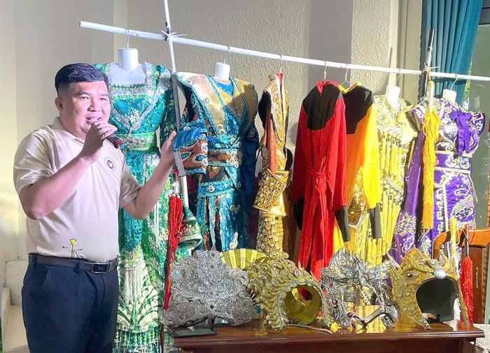 Mô hình mang tới nhiều hoạt động giới thiệu, trải nghiệm về nghệ thuật cải lương. Ảnh: CTV