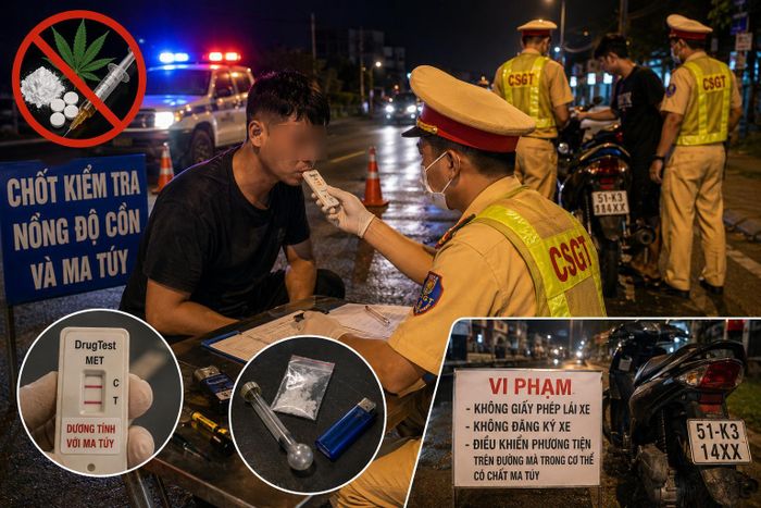 Những trường hợp dương tính với chất ma túy được phát hiện khi đang điều khiển phương tiện tiếp tục cho thấy nguy cơ đối với trật tự, an toàn giao thông.