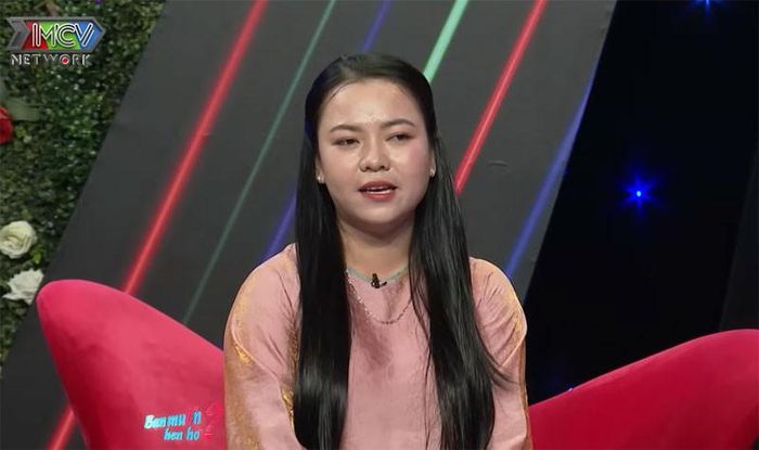 Chị Hằng muốn tìm được người bạn đời hiền lành, quyết đoán. Ảnh cắt từ clip