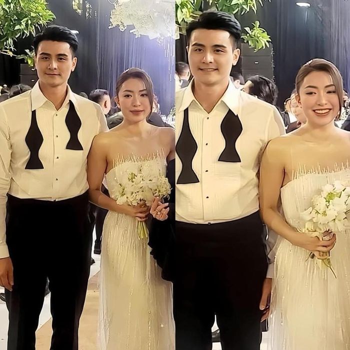 Vĩnh Thụy và vợ.