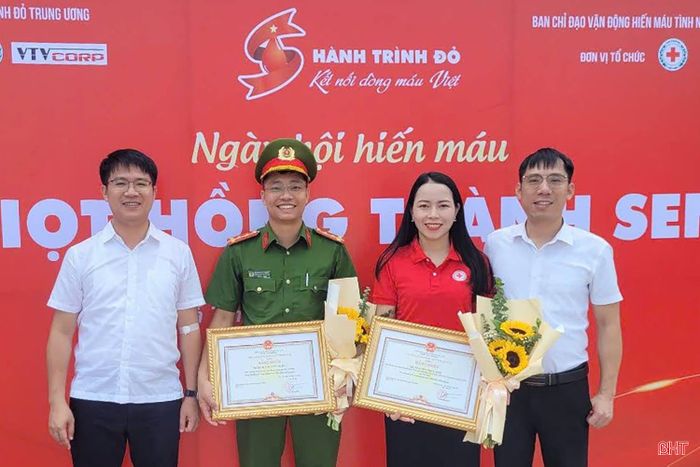 Nhiều cá nhân tiêu biểu trong phong trào hiến máu được các cấp ngành biểu dương, khen thưởng.