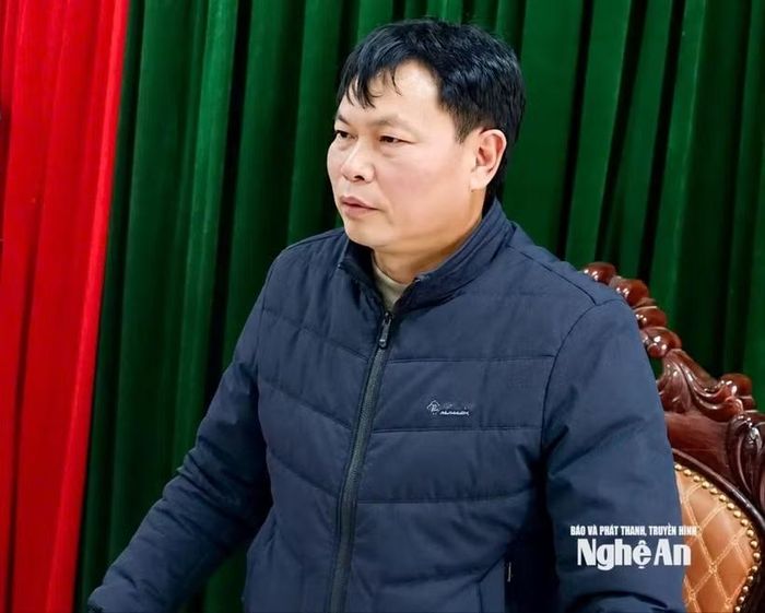 Ông Lữ Văn Đương khi đang giữ chức Phó Chủ tịch UBND xã Sơn Lâm. (Nguồn: Báo và Phát thanh Truyền hình Nghệ An)