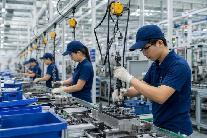 Phú Thọ phấn đấu giảm 7 - 10% mức tiêu hao nguyên, nhiên vật liệu của các ngành sản xuất chính như dệt may, thép, nhựa, hóa chất, xi măng... Ảnh minh họa