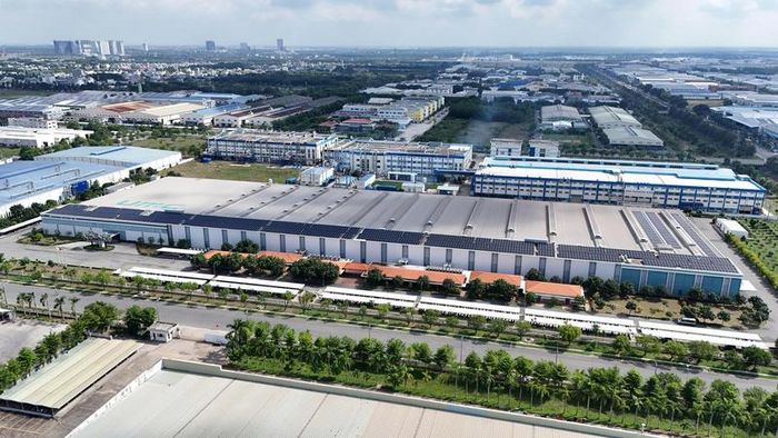 Công ty TNHH Uchiyama Việt Nam triển khai lắp đặt điện mặt trời mái nhà từ cuối năm 2025. Ảnh: Ngọc Linh