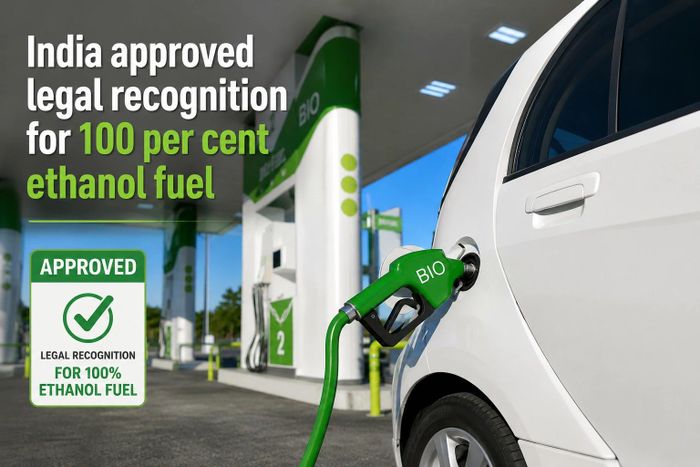 Ấn Độ chính thức hợp pháp hóa nhiên liệu ethanol 100%. Ảnh minh họa.