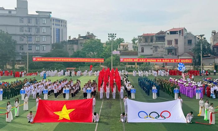 Quang cảnh Lễ khai mạc.