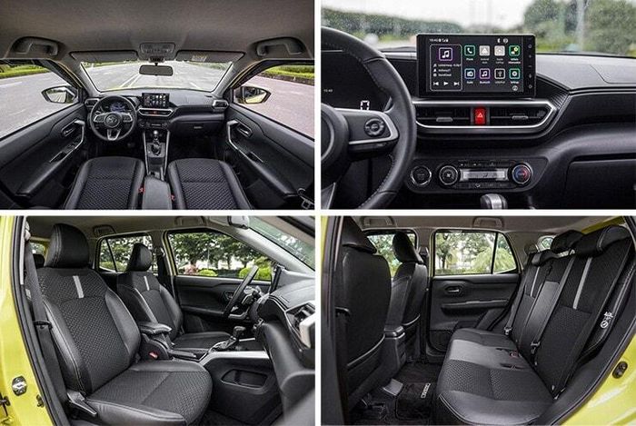Nội thất Toyota Raize tối ưu không gian và tích hợp nhiều công nghệ hiện đại