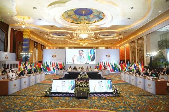  Các Bộ trưởng Nông nghiệp BRICS thông qua Tuyên bố Indore. Ảnh: DD India 
